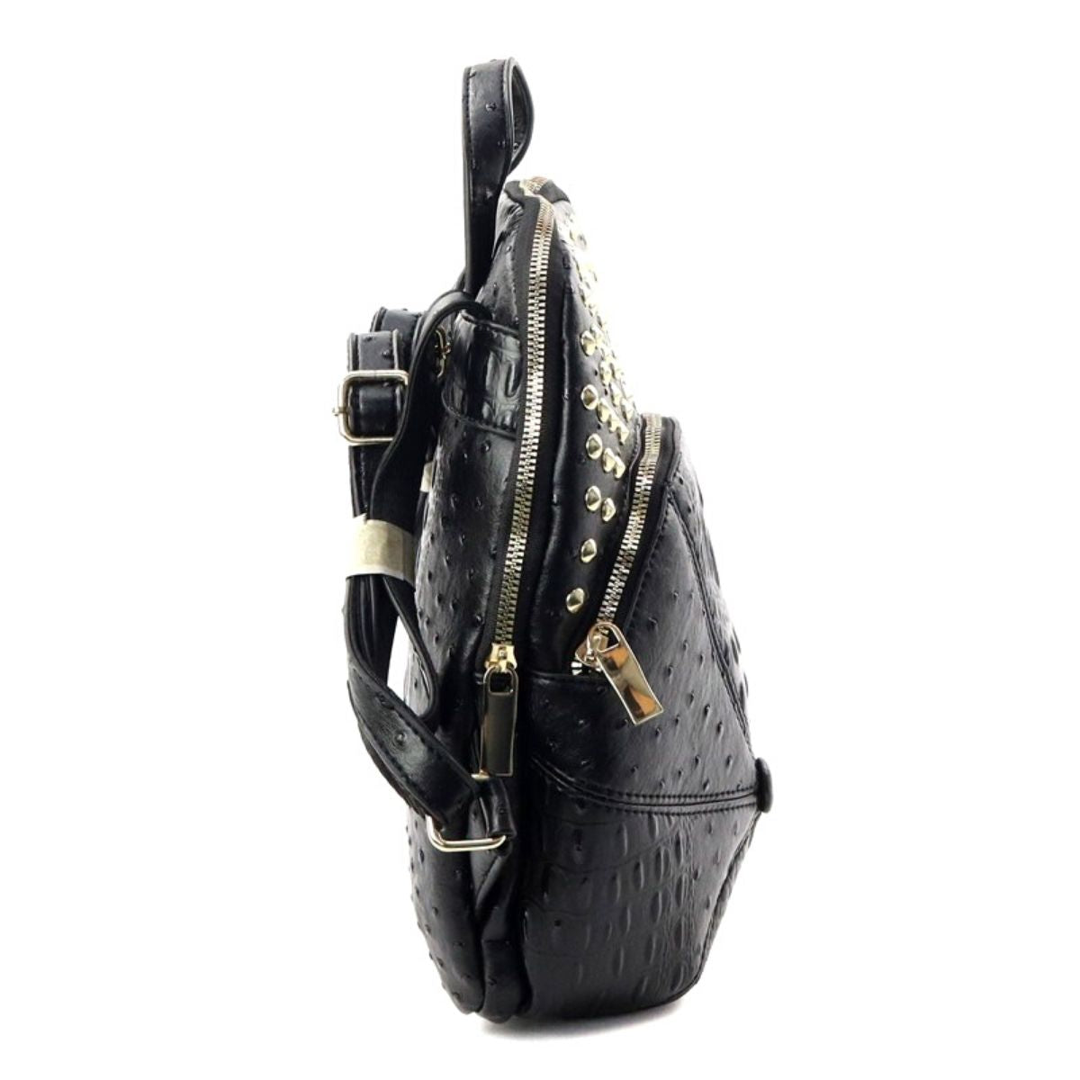 Black Baseball Hat Shaped Backpack
