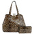 Shiny Leopard Frame Handbag Set