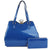 Shiny Royal Blue Frame Handbag Set