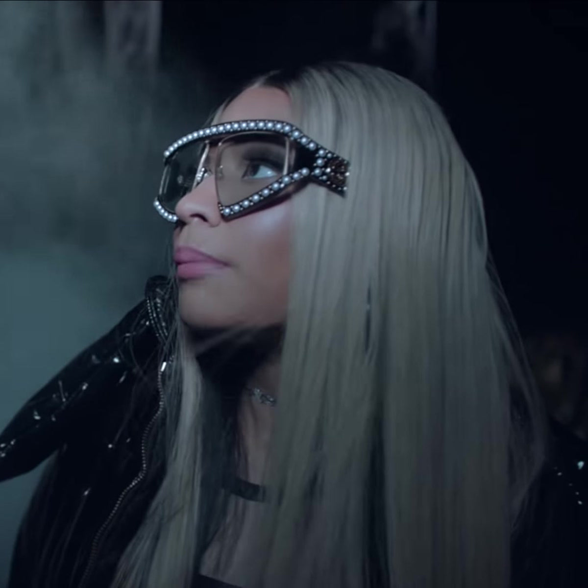 Clear Lens and Pearl Sunglasses