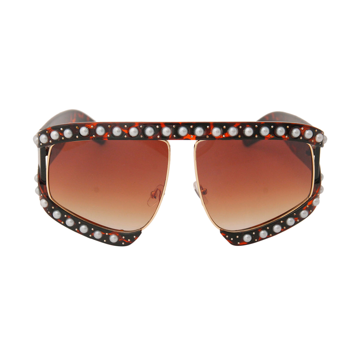 Tortoiseshell and Pearl Sunglasses