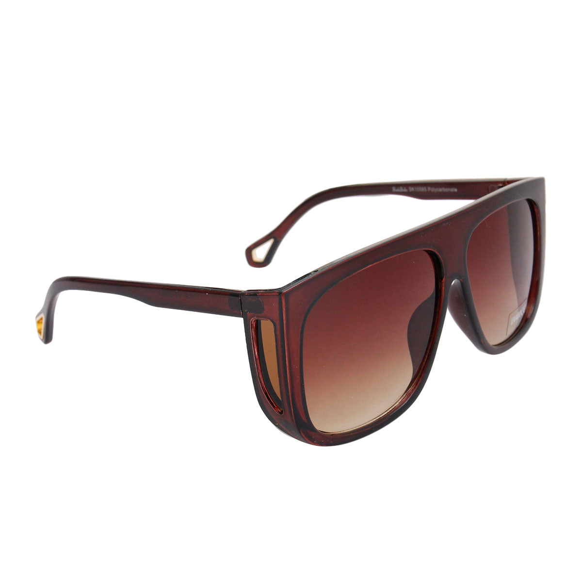 Brown Side Shield Sunglasses