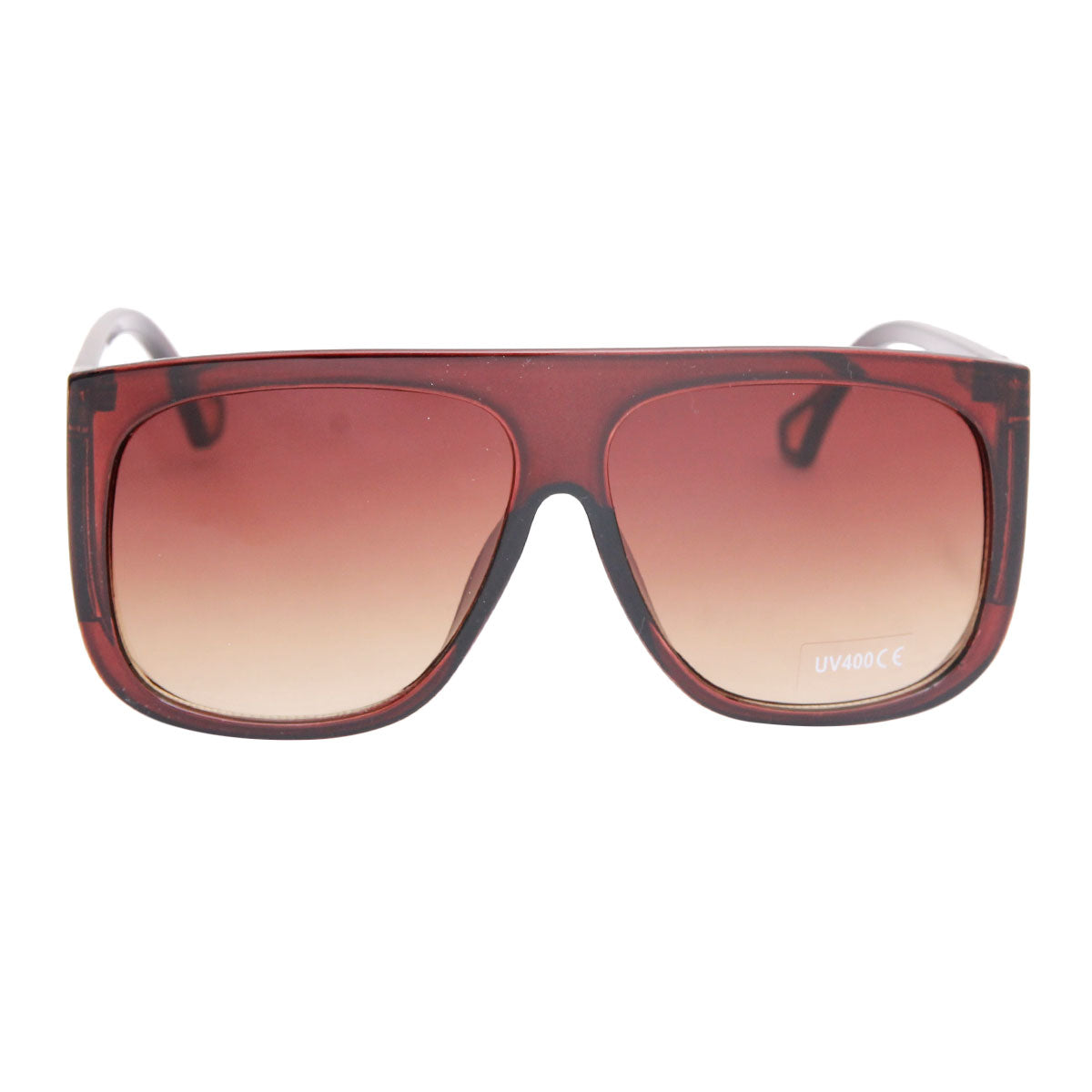 Brown Side Shield Sunglasses