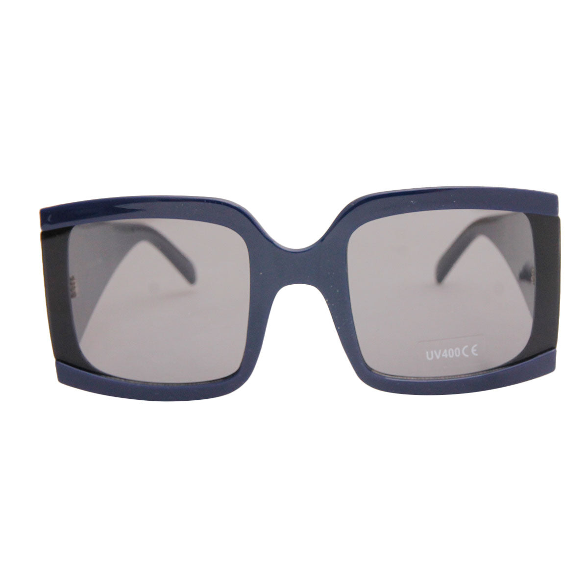 Celine Style Blue Square Wrap Edge Sunglasses