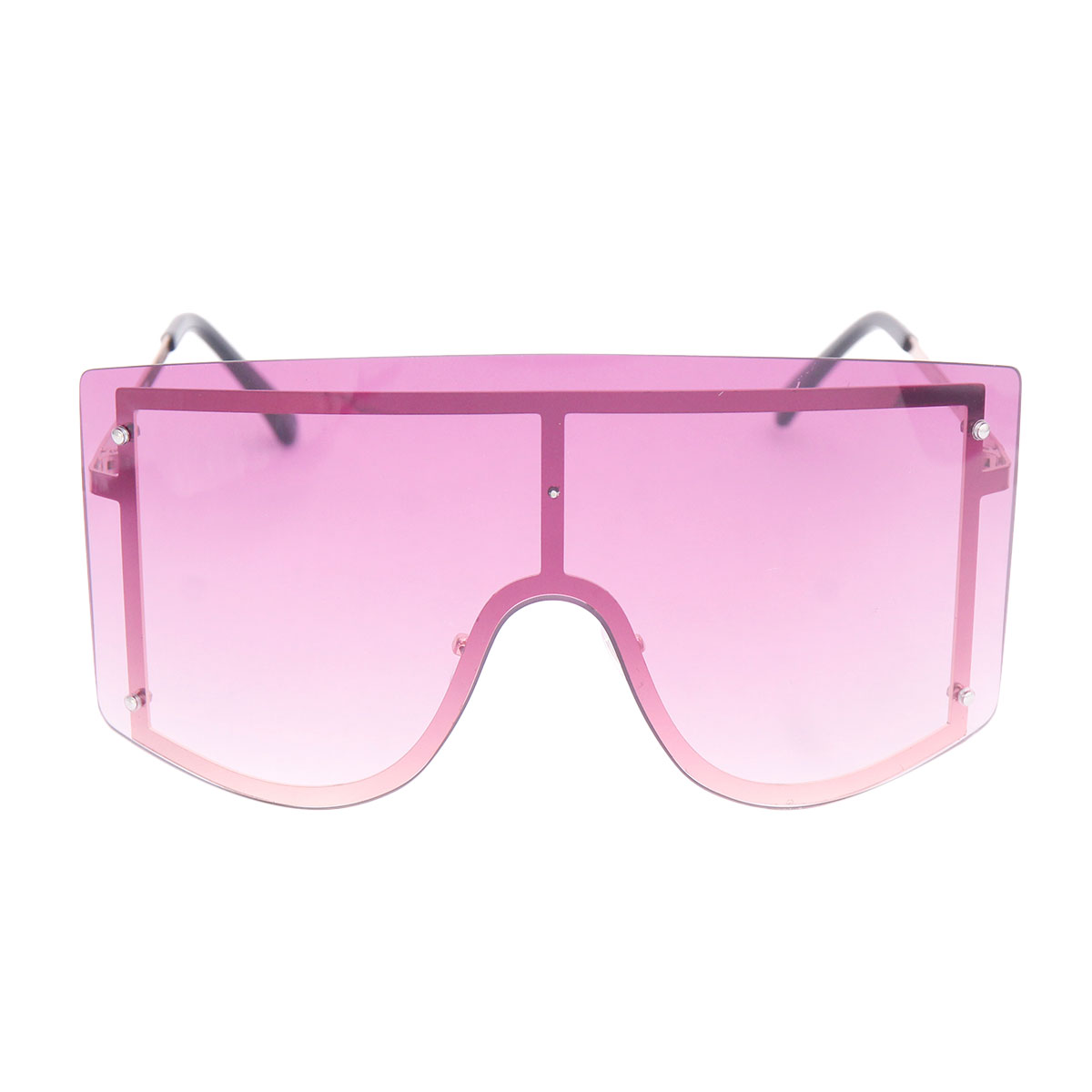 Purple Designer Shield Sunglasses