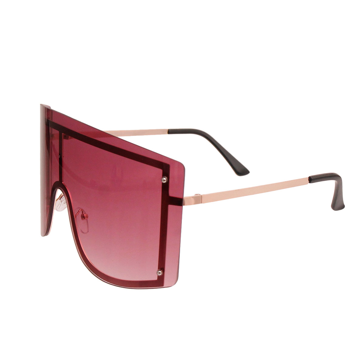 Wine Designer Shield Sunglasses