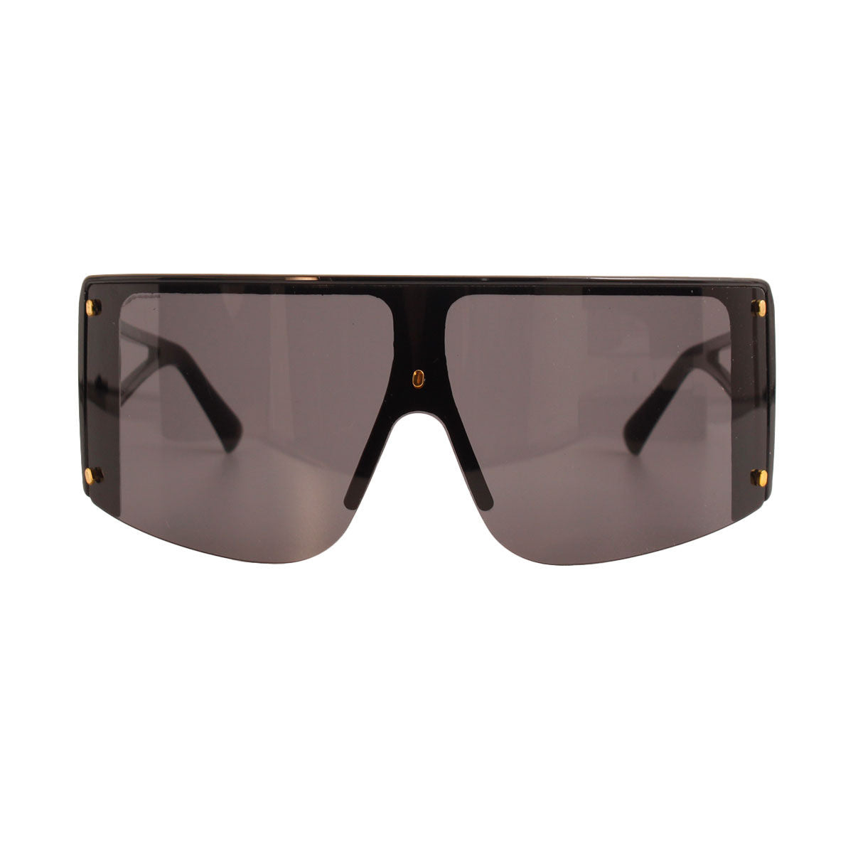Black Frame Visor Eyewear