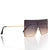 Gray Square One Lens Sunglasses