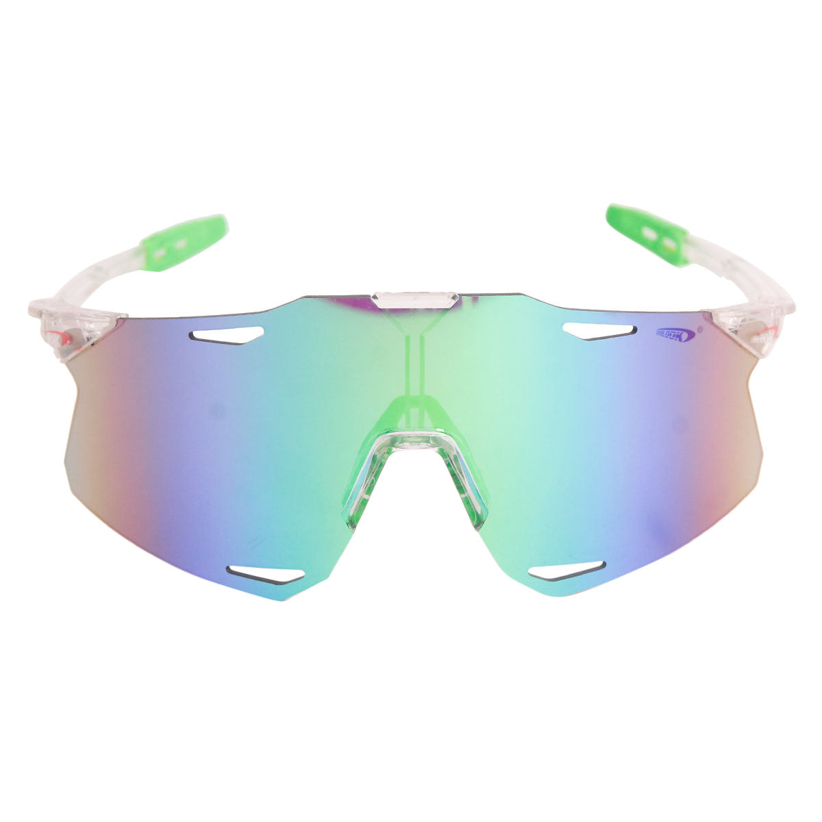 Green Lens and Frame Sport Glasses