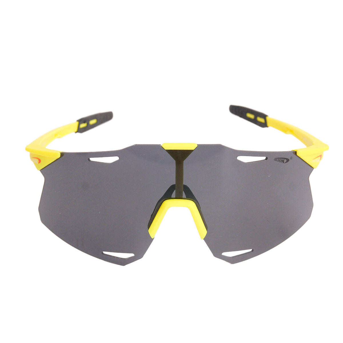 Black Lens and Yellow Frame Sport Glasses