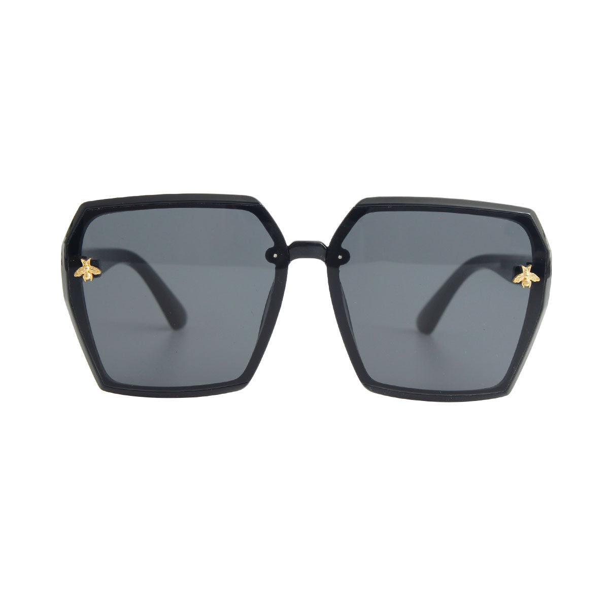 Black Retro Bee Sunglasses