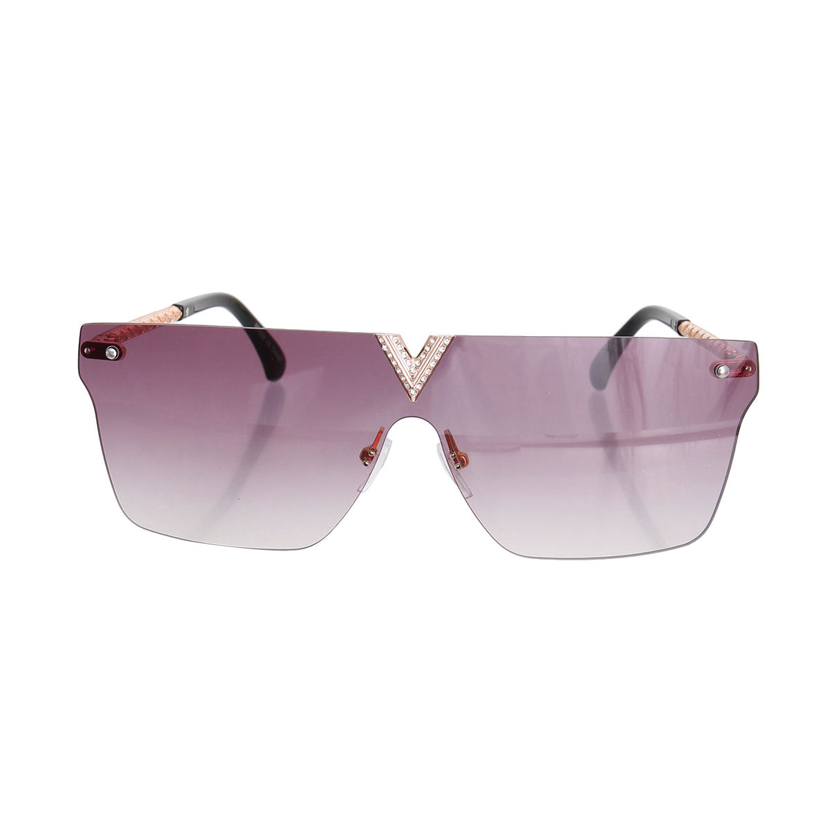 Black Gradient V Sunglasses