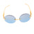 Round Blue Tiger Sunglasses