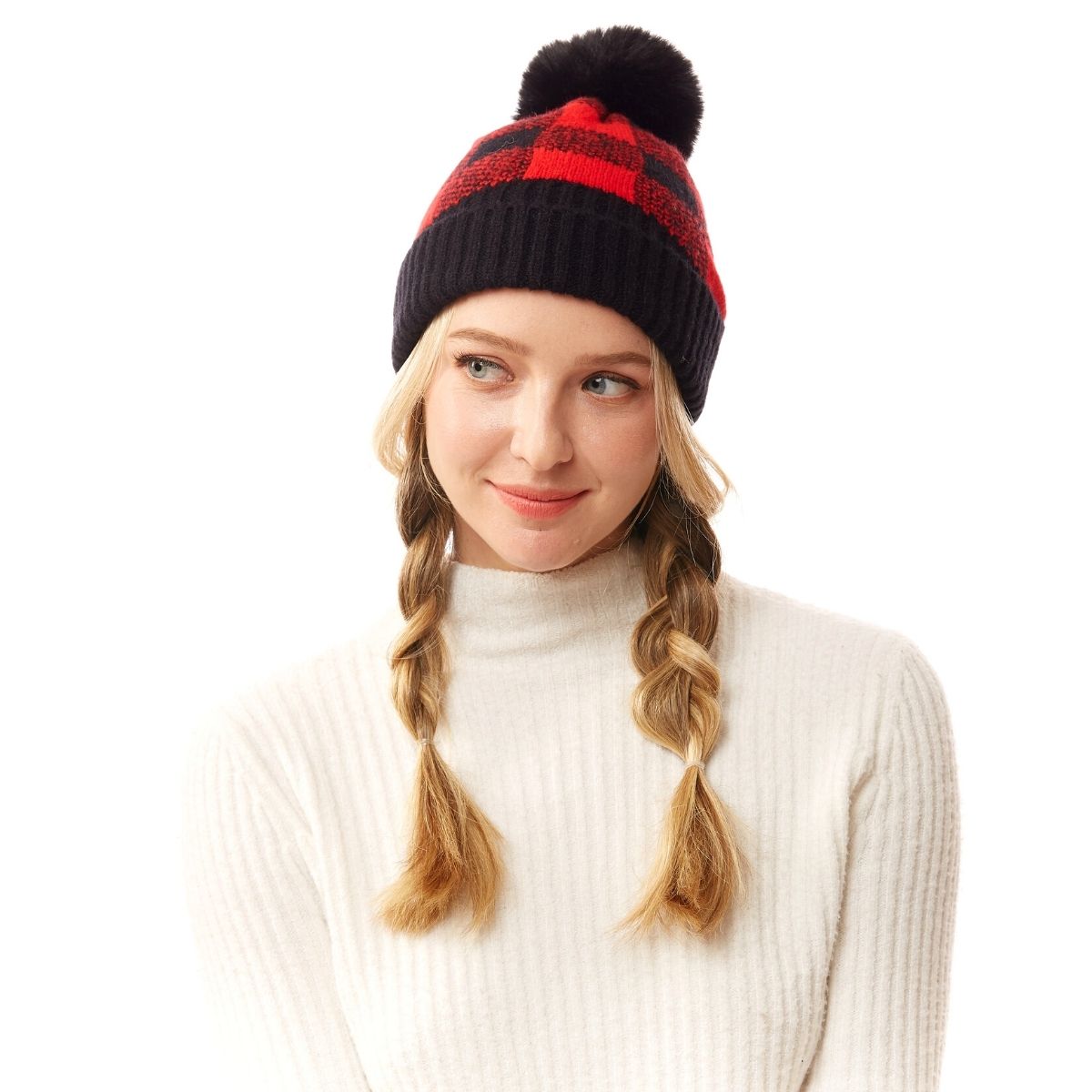 Red Buffalo Plaid Beanie