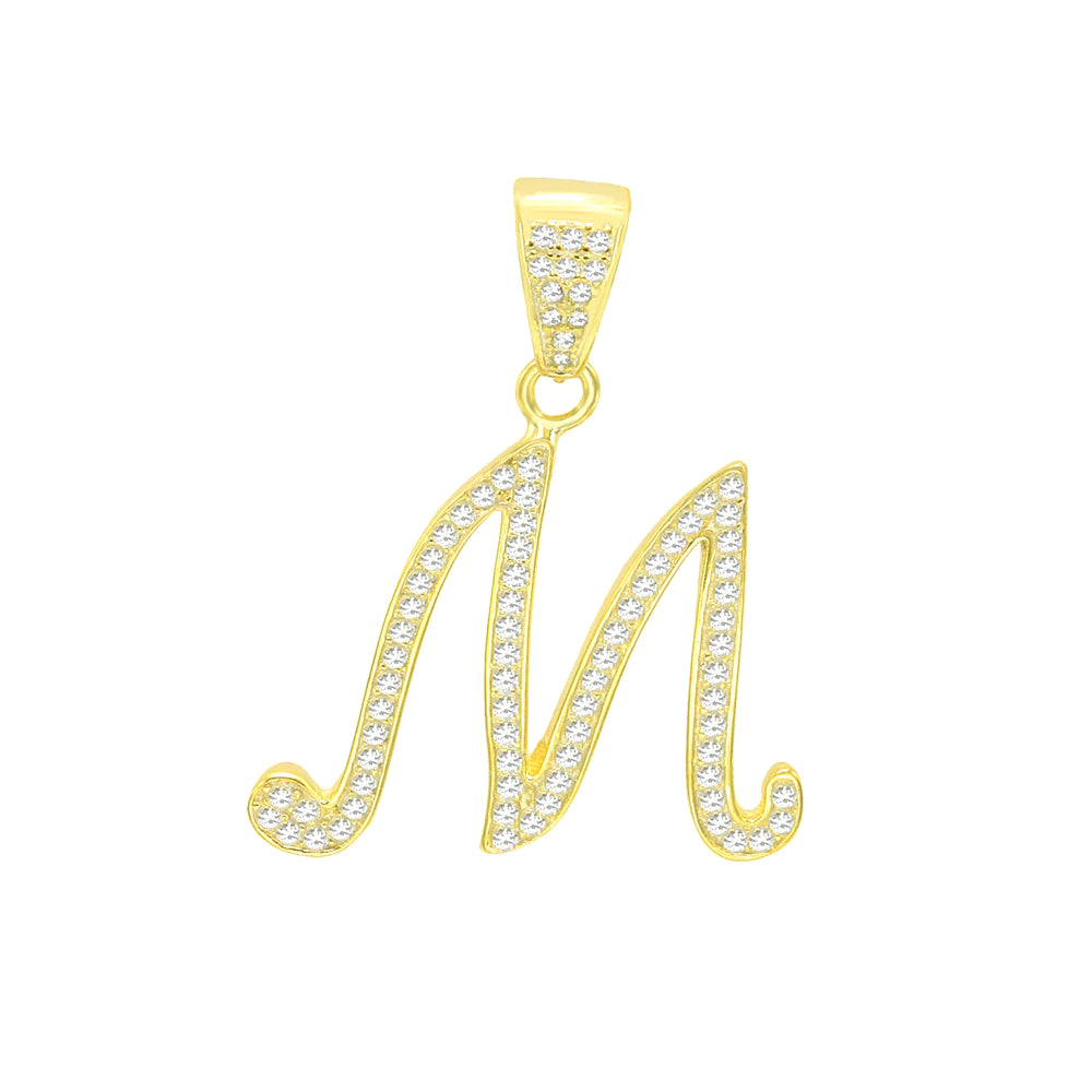 Bling initial Pendant