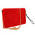 Red Fur Clutch Crossbody