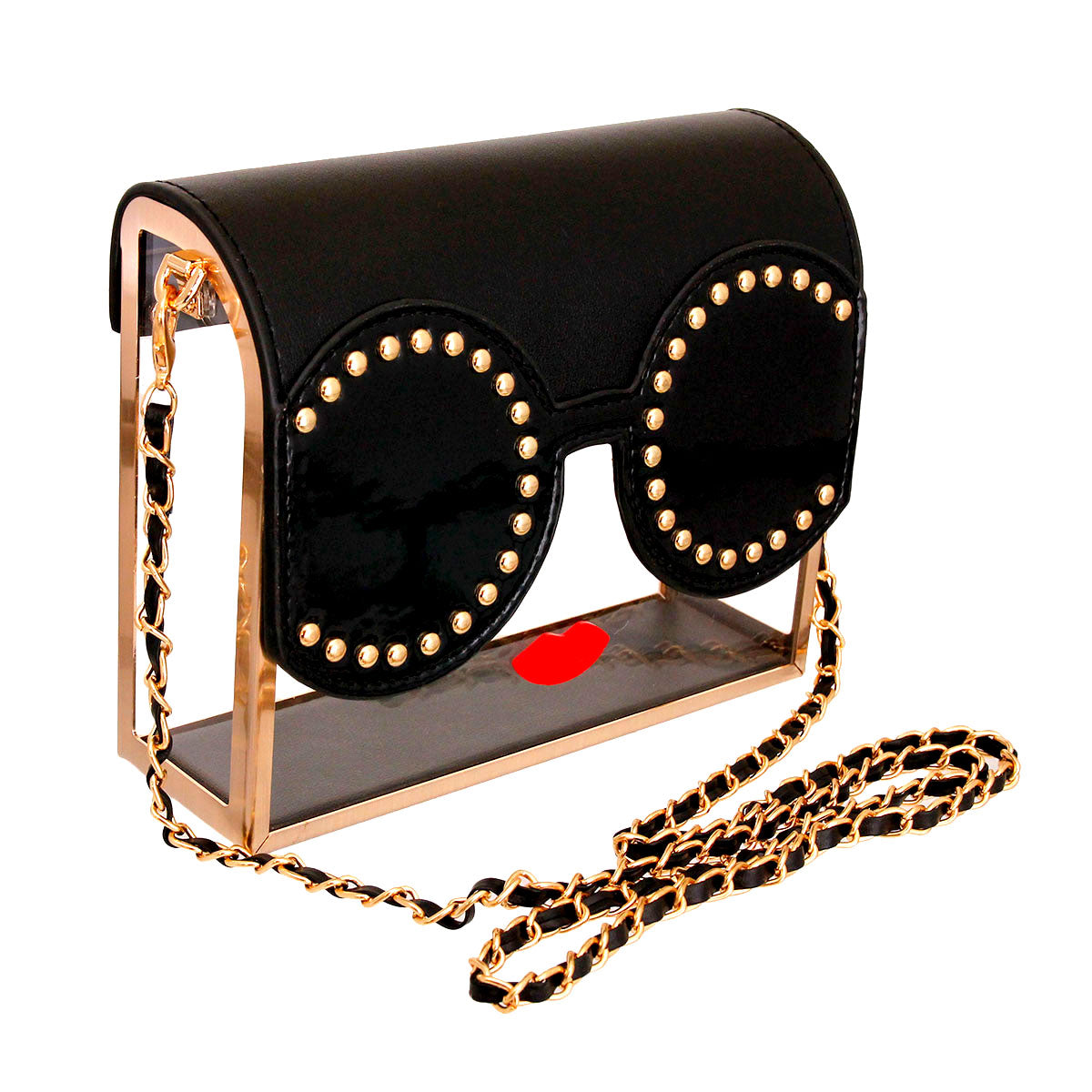 Black and Clear Hardcase Face Bag