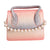 Pink Croc Flap Satchel Handbag