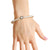 Designer Gold Half Chain Bangle