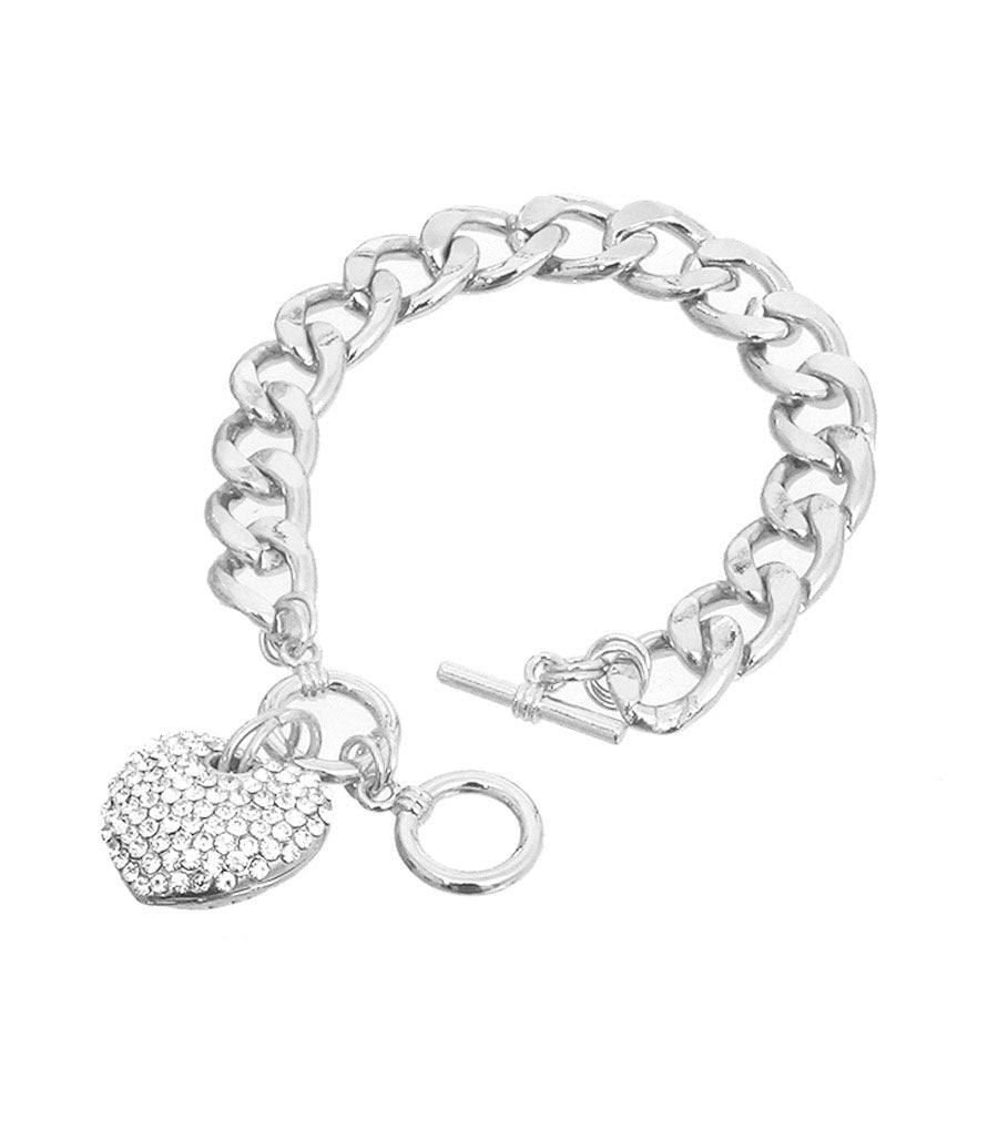 Heart Toggle Bracelet