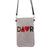 Red and Clear Designer Phone Crossbody