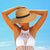 Brown Belt Floppy Beach Hat