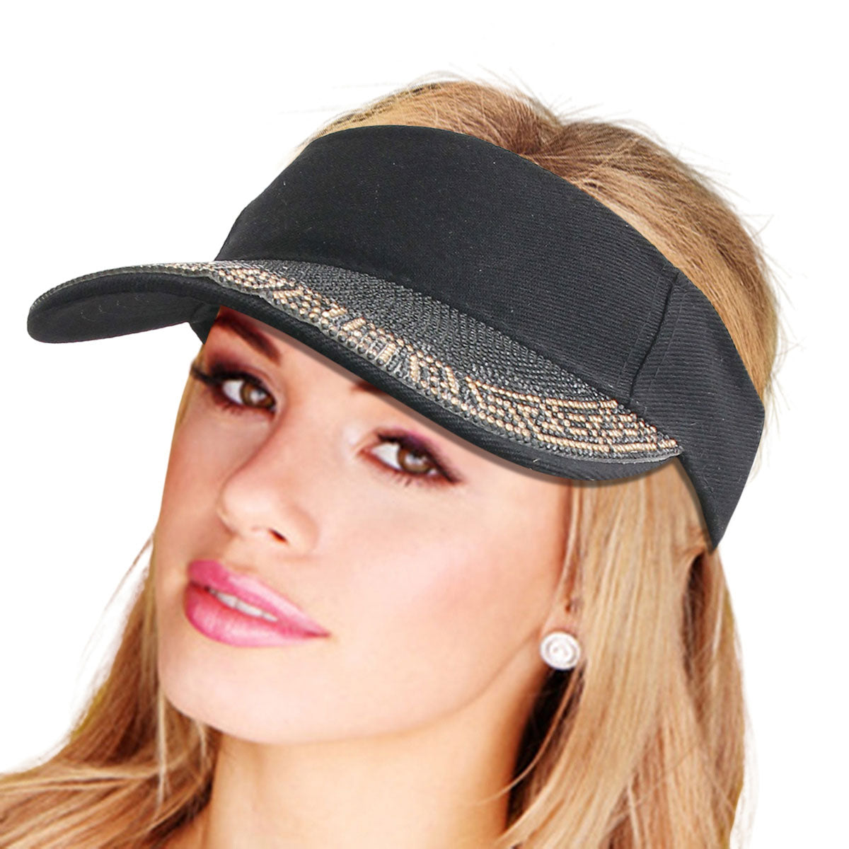 Designer Style Gold Visor