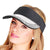 Designer Style Silver Visor