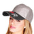 Metallic Silver Designer Visor Hat