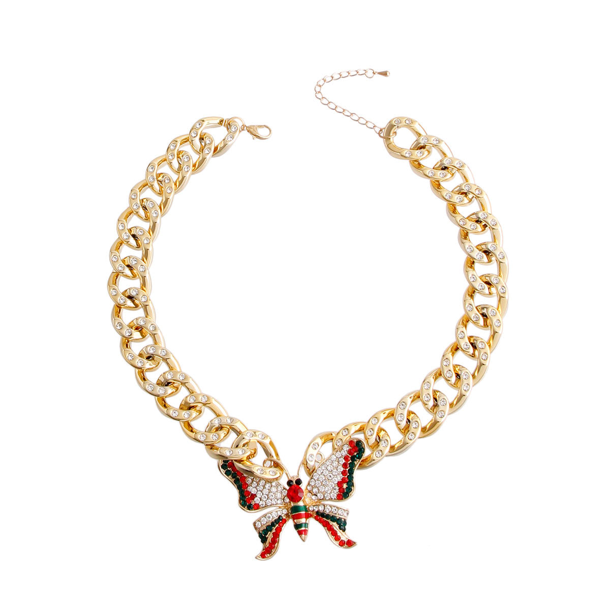 Lightweight Designer Chunky Butterfly Cuban Chain