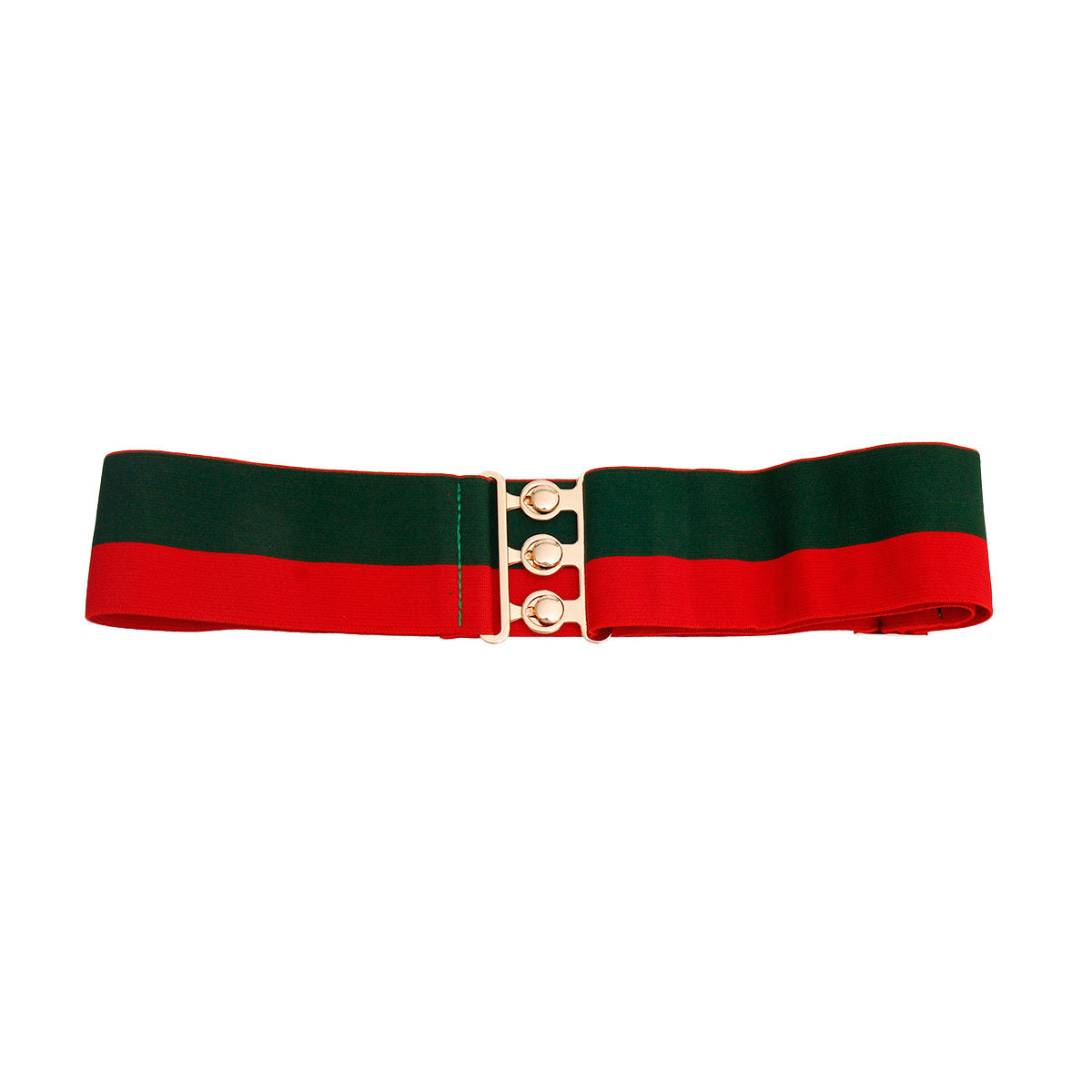 Designer Stripe Wide Stretch Belt