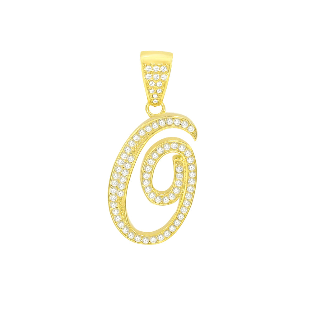 Bling initial Pendant
