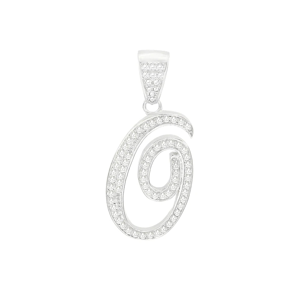 Bling initial Pendant