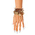 Brown Glass Bead 6 Pcs Love Bracelets