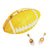 Yellow Bling Football Clutch