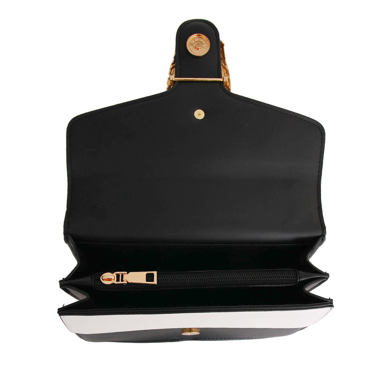 Leopard Shiny Croc Flap Shoulder Bag