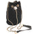 Black Diamond Velvet Bucket Bag