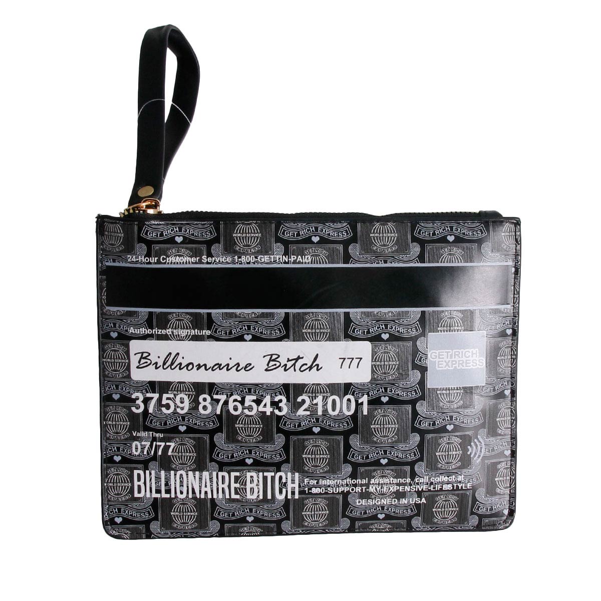 Black Express Card Clutch