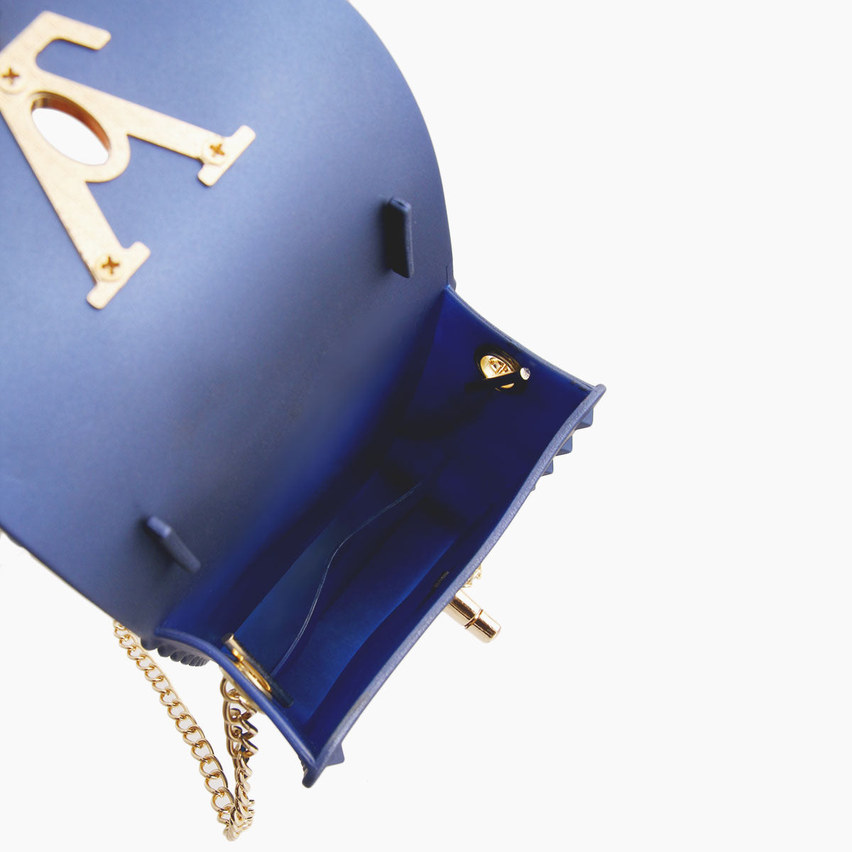 Blue LV Luxury Jelly Crossbody Bag