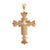 Gold Stainless Steel Cross Pendant