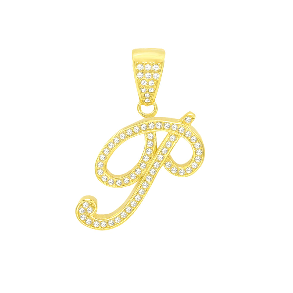 Bling initial Pendant