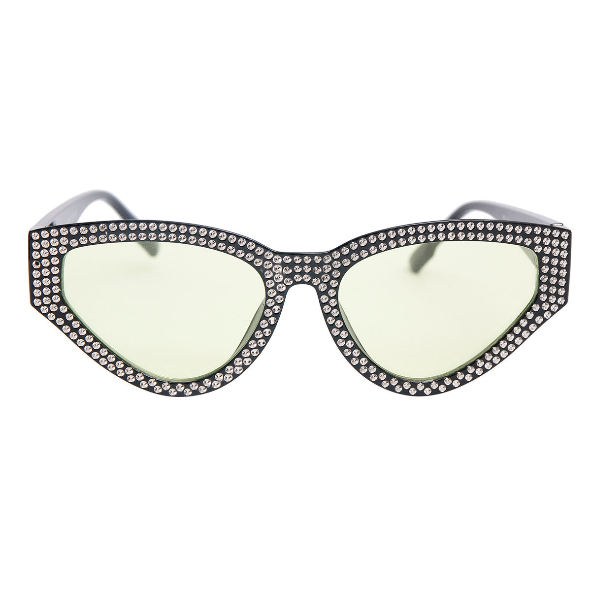Designer Style Yellow Painted Dot Sunglasses