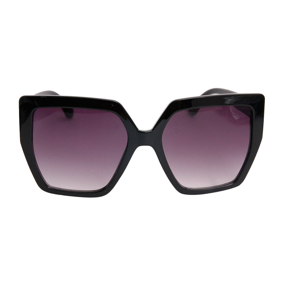 70&#39;s Black Square Sunglasses
