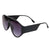 80's Black Rounded Sunglasses