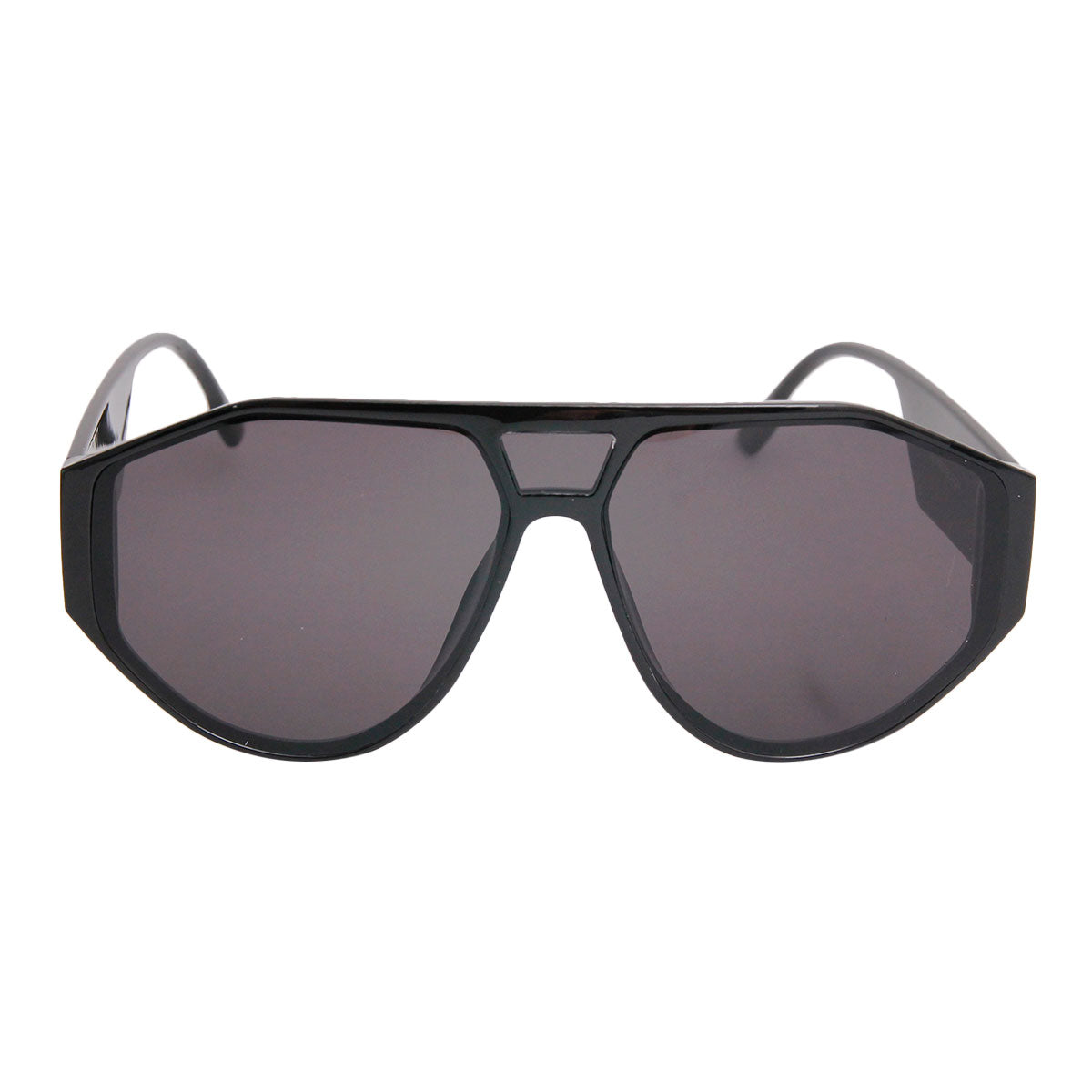 80&#39;s Gray Rounded Sunglasses