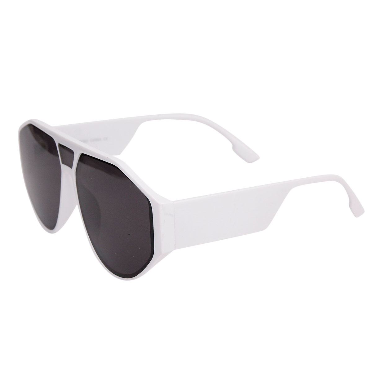 80&#39;s White Rounded Sunglasses