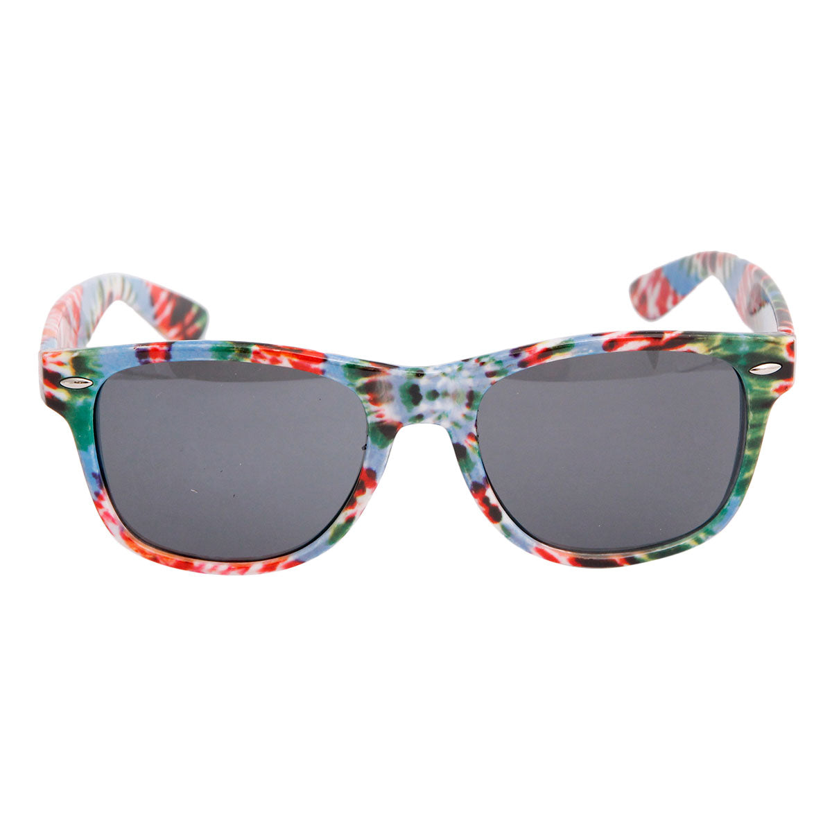 Blue Tie Dye Wayfarer Sunglasses