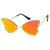 Multi Color Butterfly Shaped Lens Sunglasses