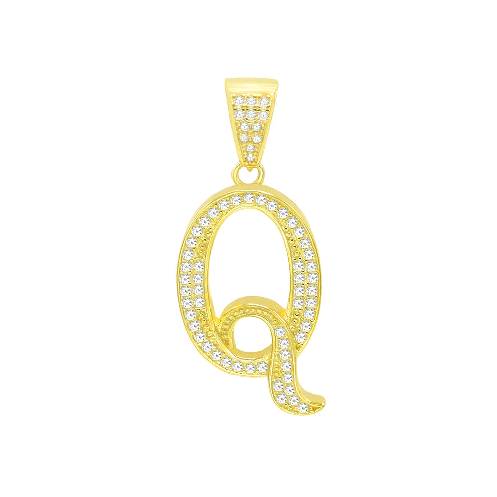 Bling initial Pendant