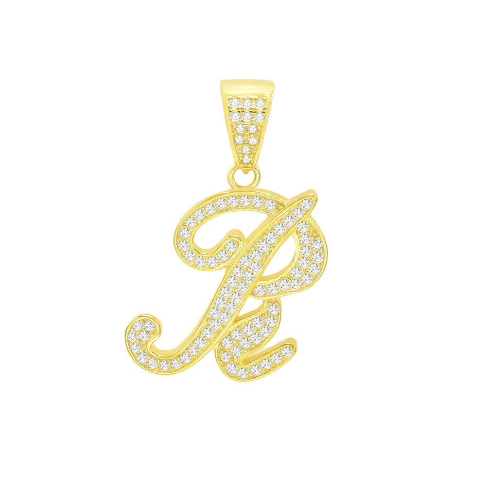 Bling initial Pendant